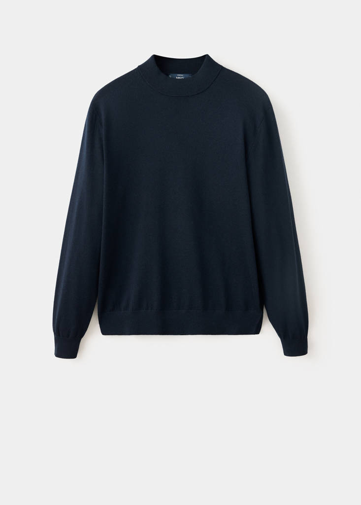 100% merino wool roll-neck jumper - thumbnail 4