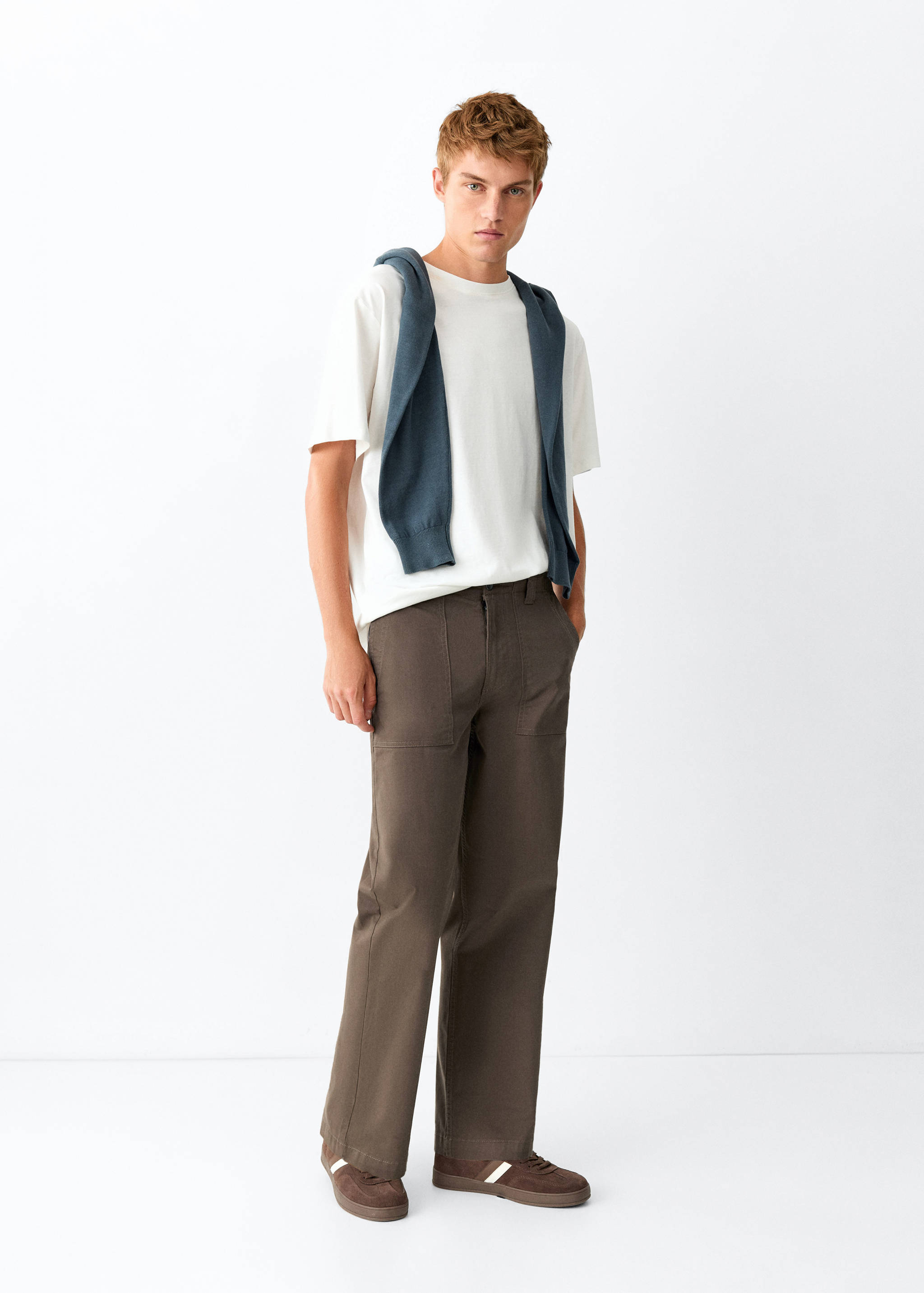 Pockets straight trousers - General plane