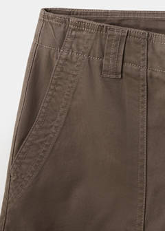 Pockets straight trousers — Brown 5