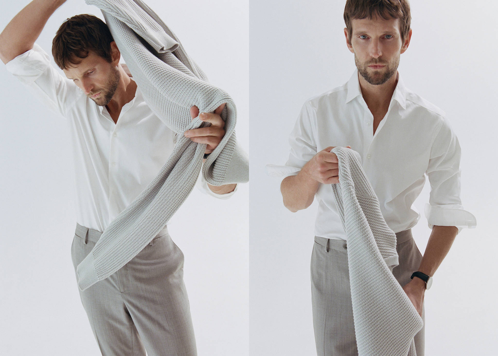 100% cotton slim-fit shirt - Panoramic plane