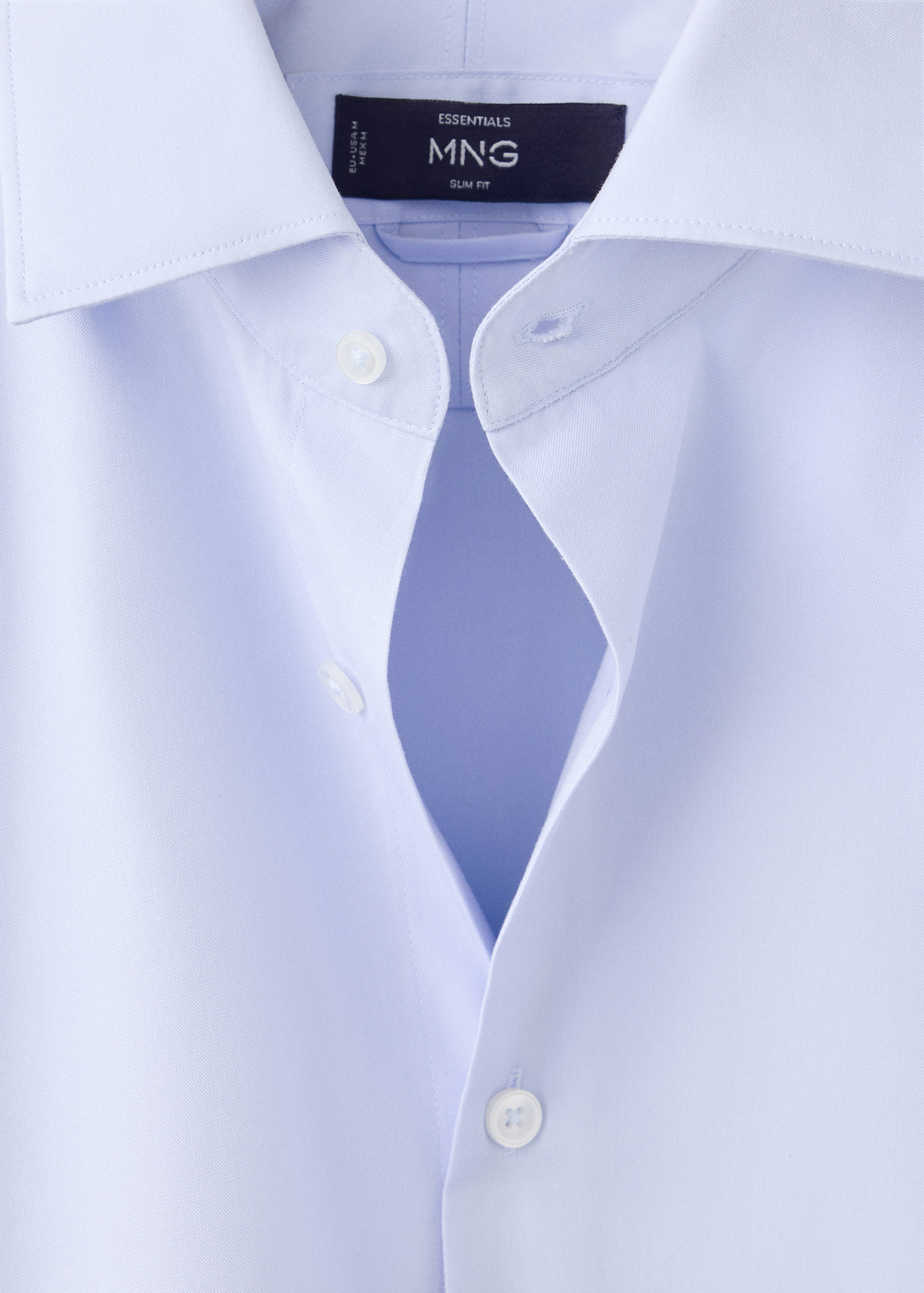 100% cotton slim-fit shirt - Details of the article 8