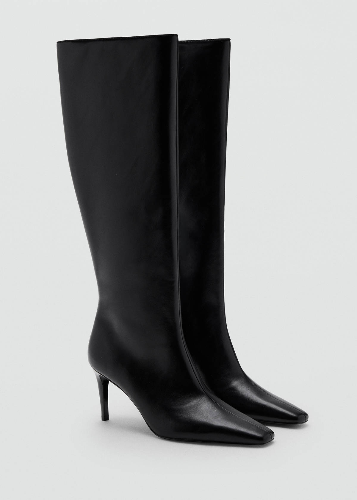 High stiletto heel boot — Black