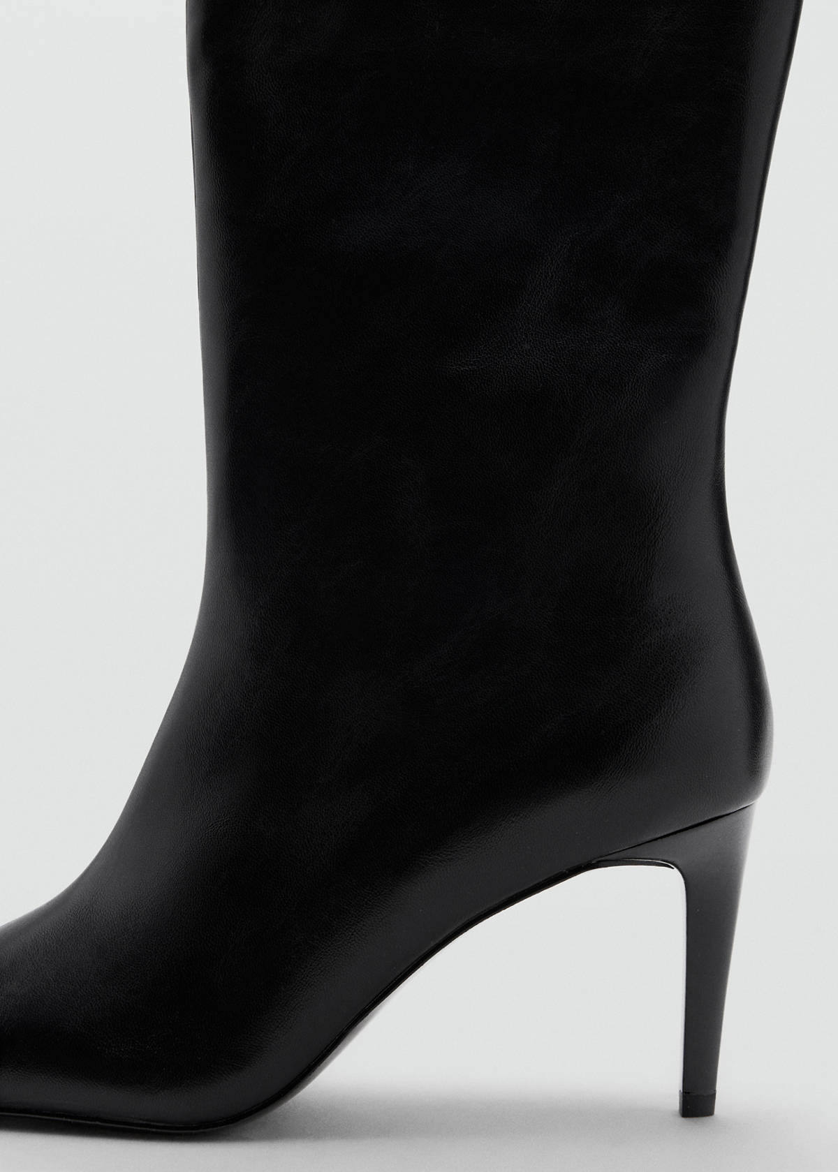 High stiletto heel boot — Black