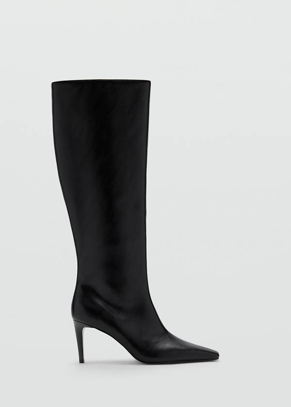High stiletto heel boot — Black