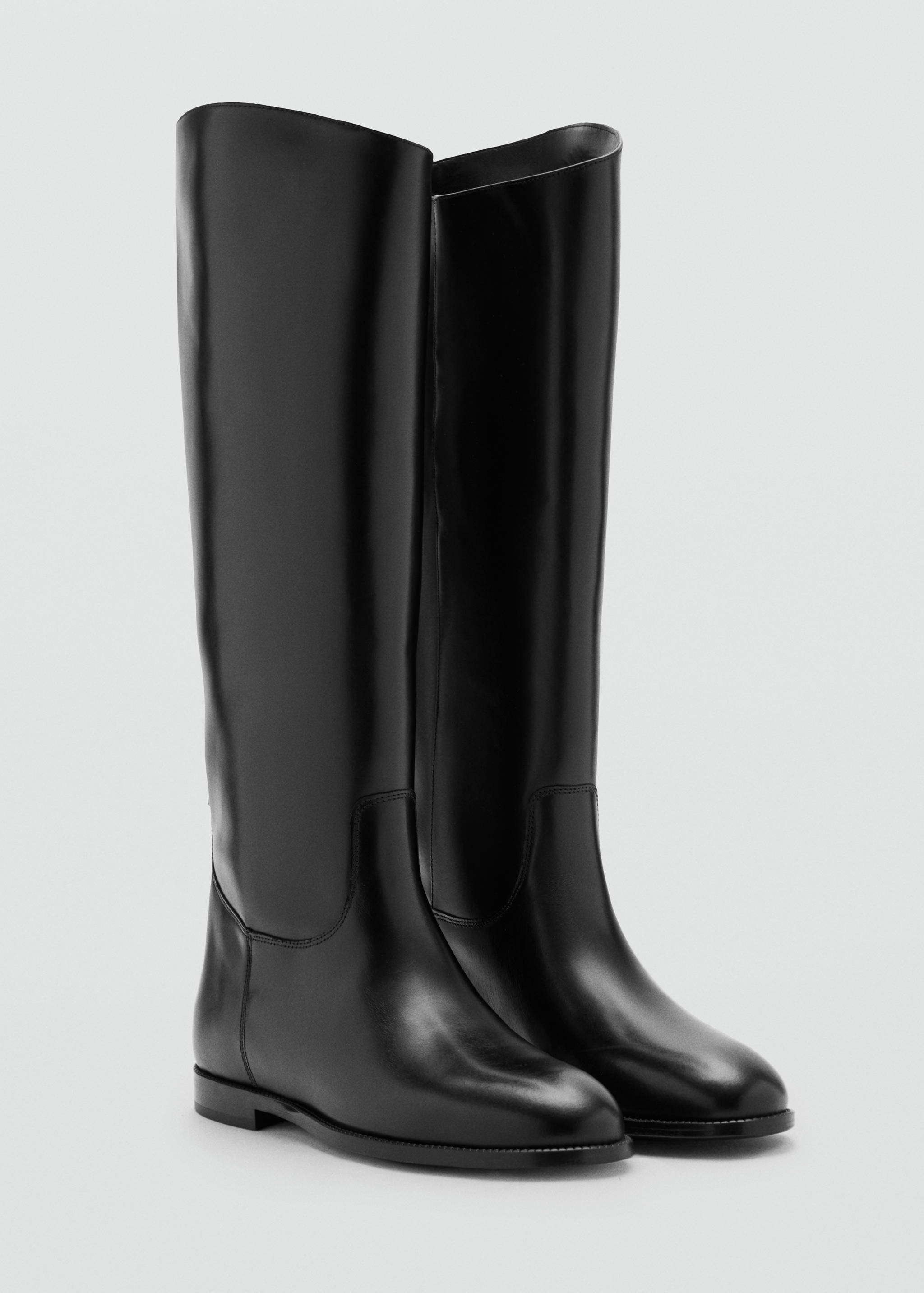Bottes hautes cuir - Plan moyen