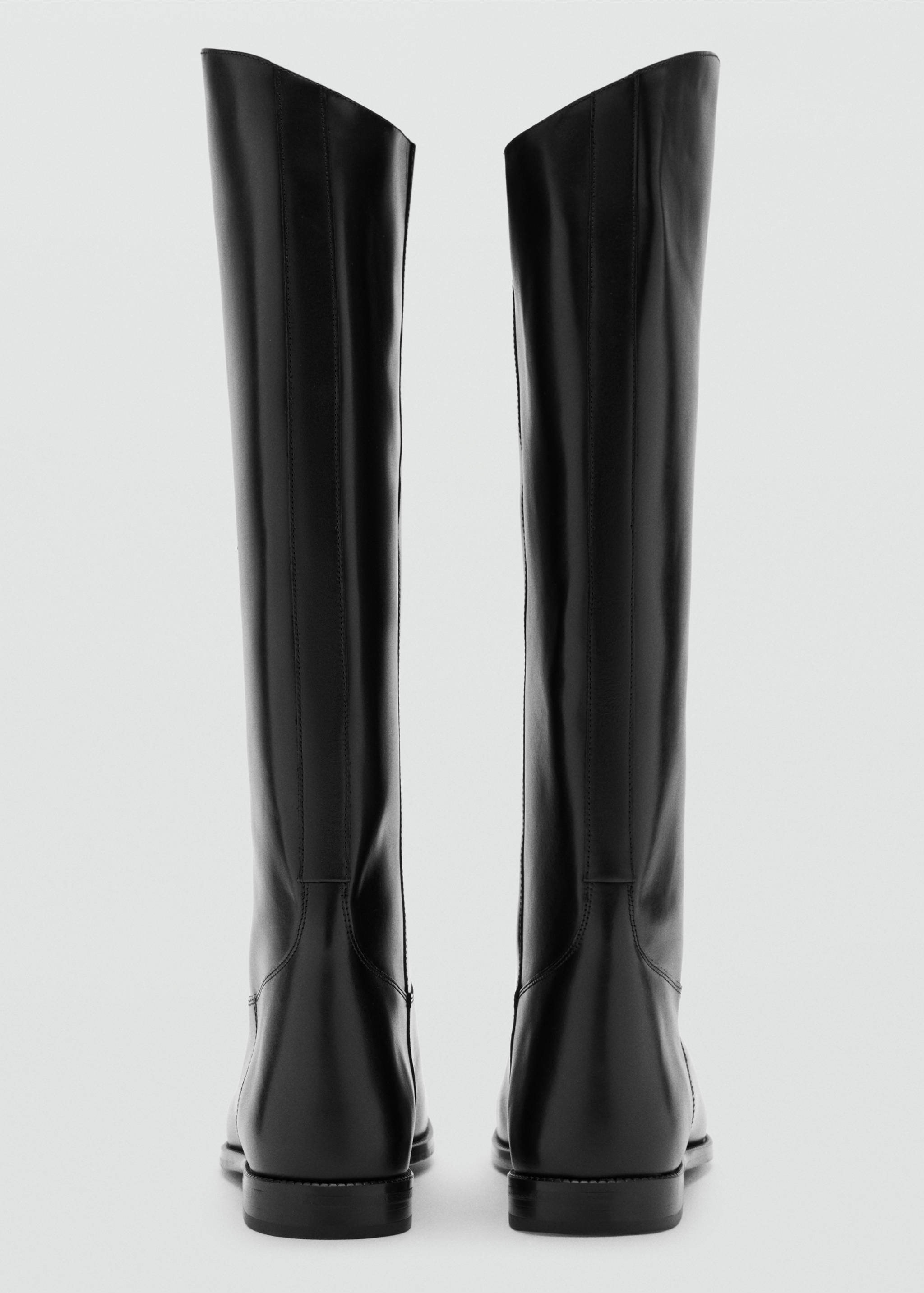 Bottes hautes cuir - Détail de l'article 3, Noir. Ref: 37045990-00.