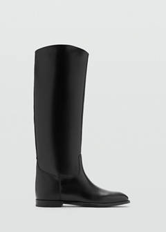 Leather high boots — Black 2