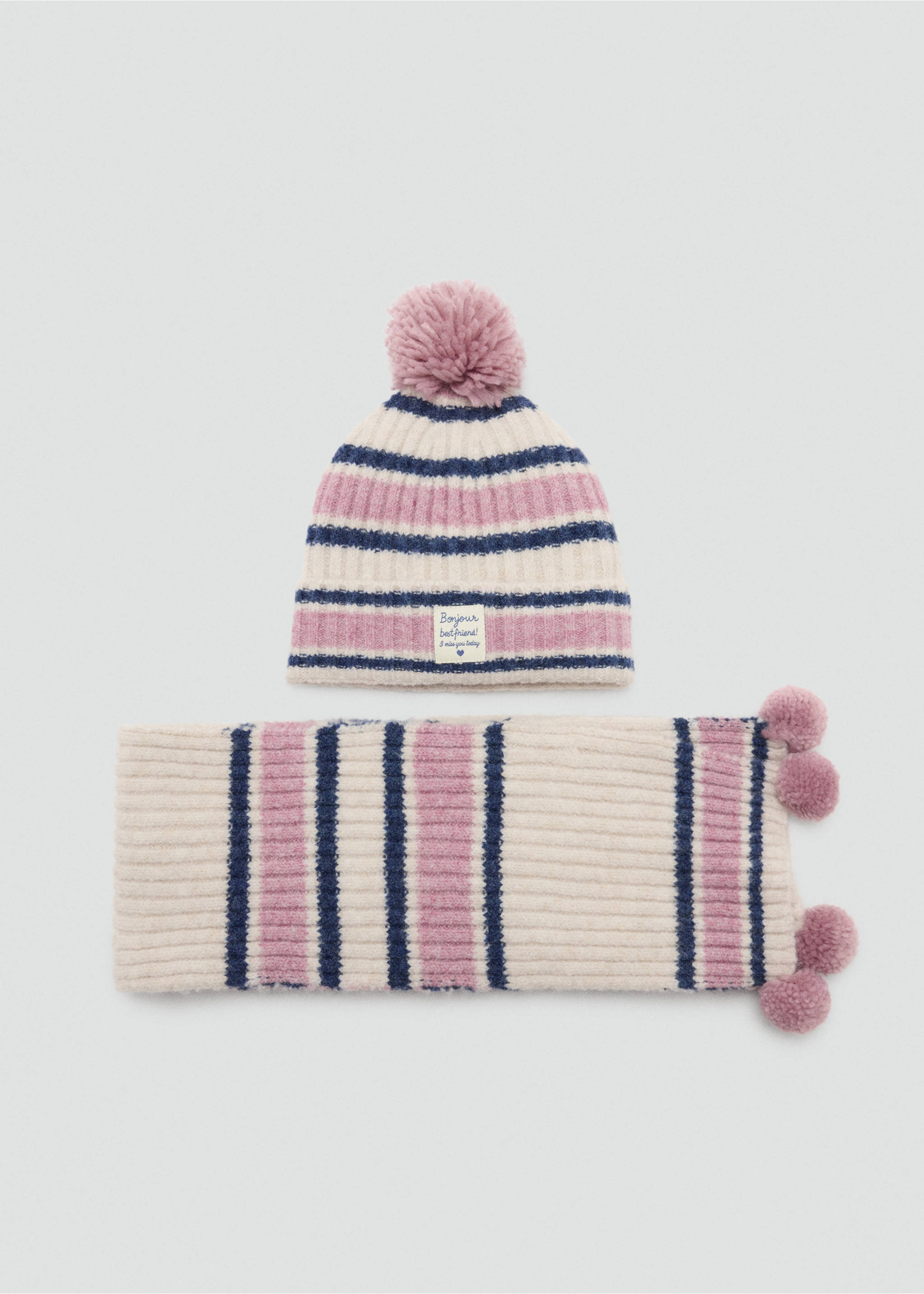 Gorro max - Detalle del artículo 2, Rosa palo. Ref: 37045992-00.