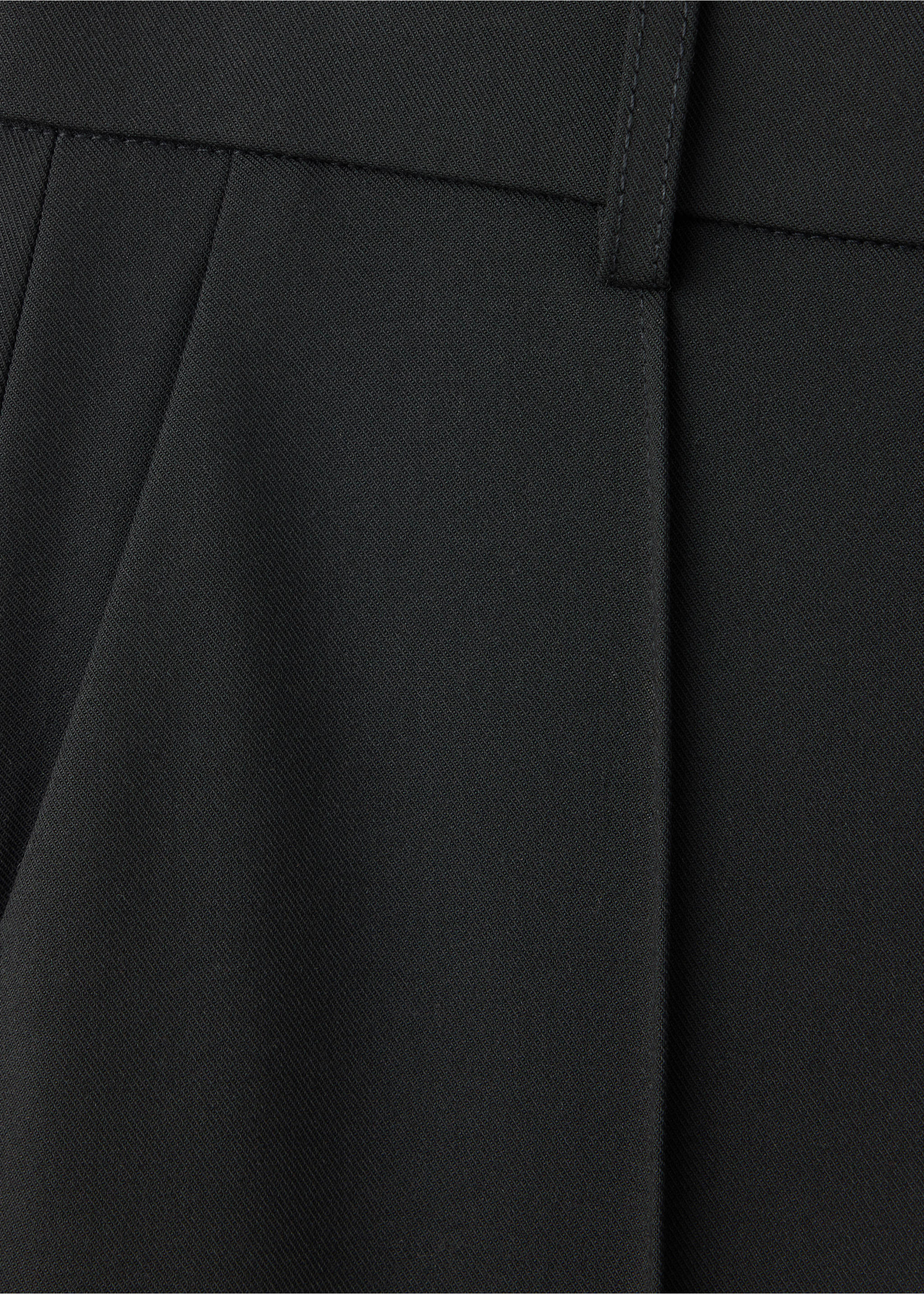 Trousers flare - Details of the article 0, Black. Ref: 37045993-00.