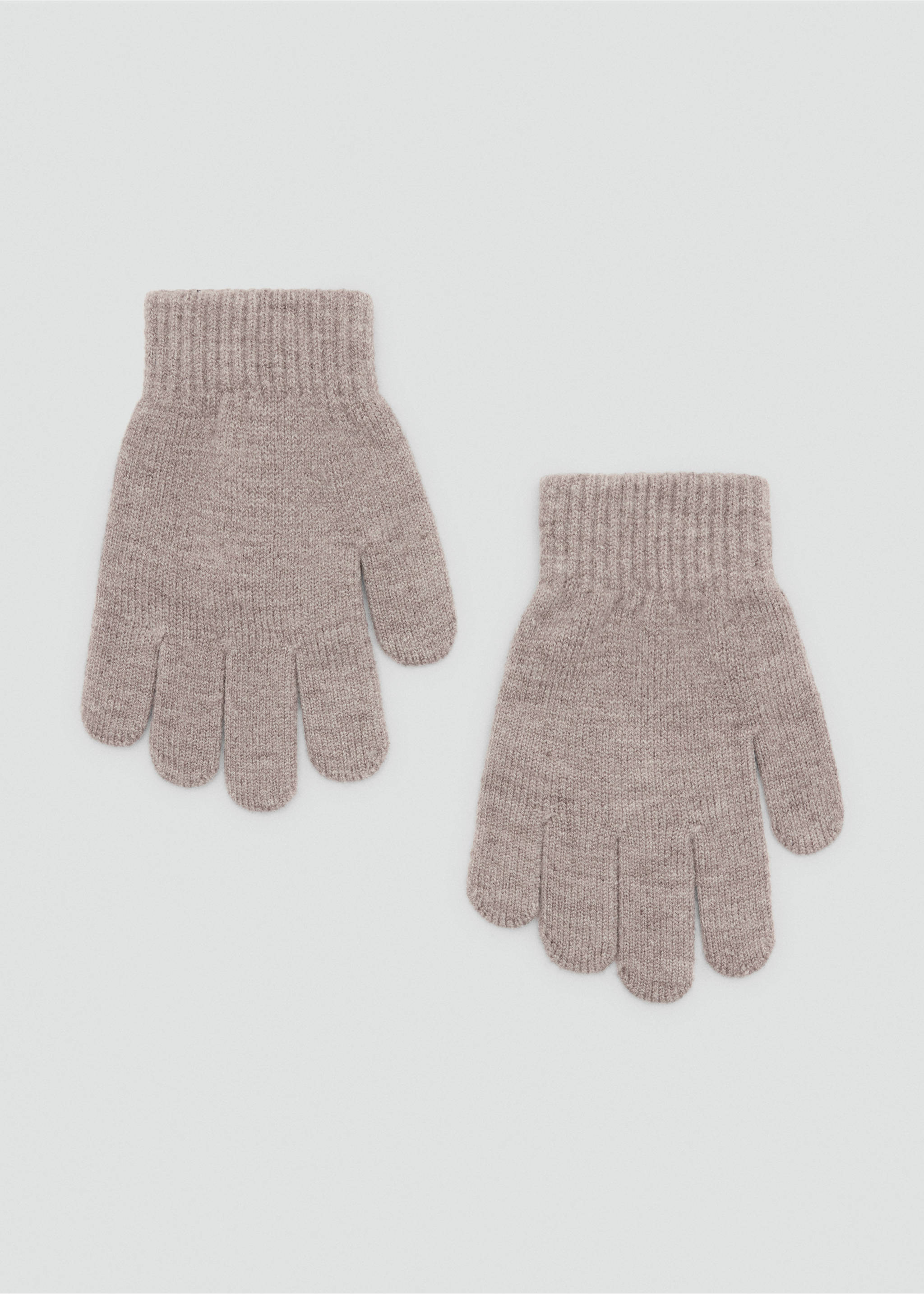 Gebreide handschoenen - Artikel zonder model, Zand. Ref: 37045995-00.