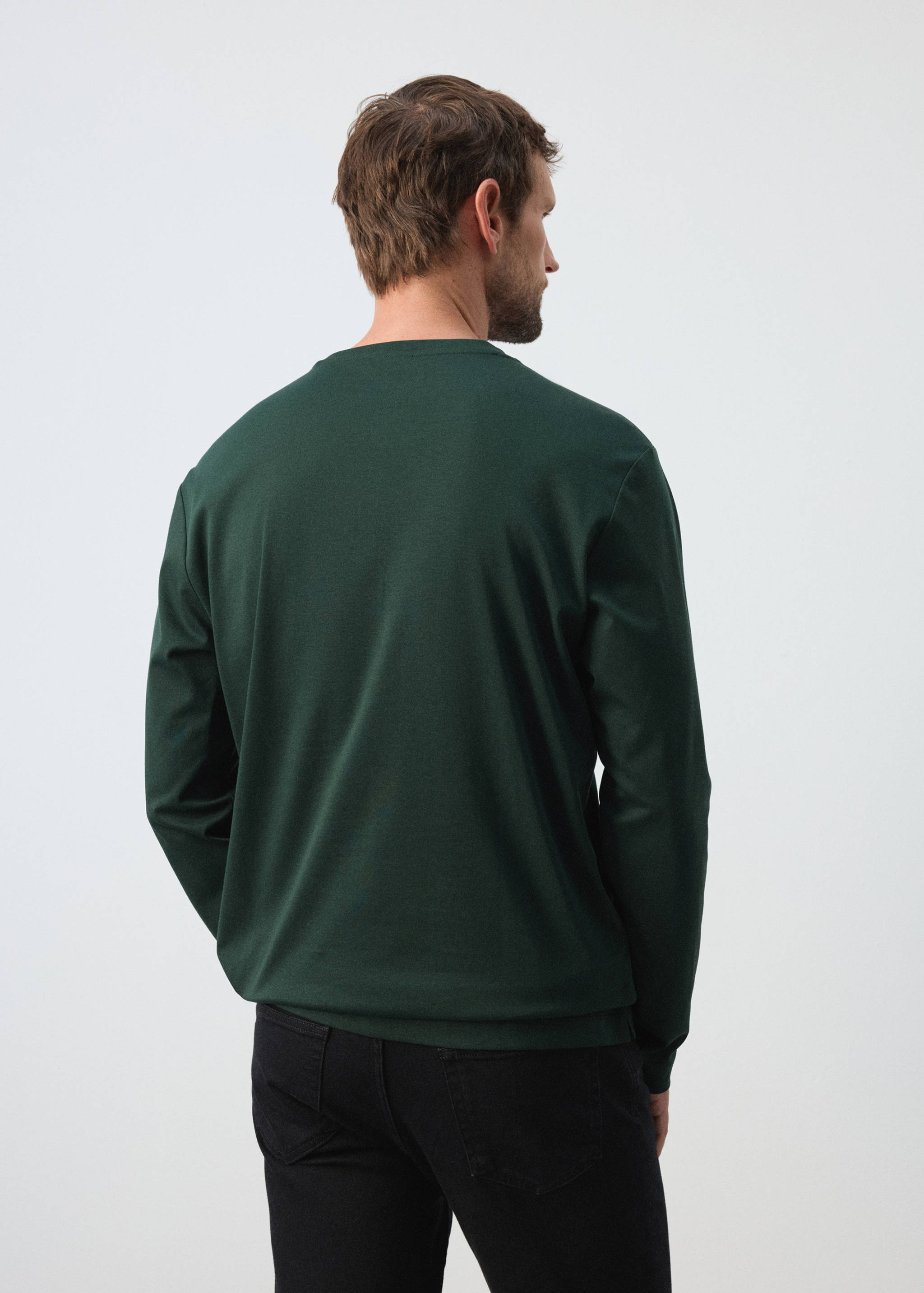 100% cotton T-shirt regular fit - Reverse of the article