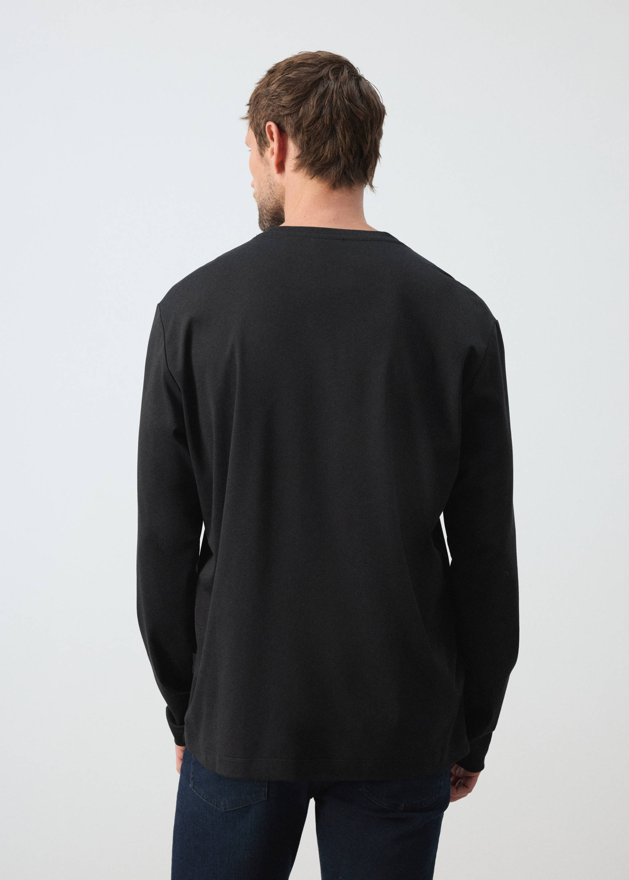 100% cotton T-shirt regular fit - Reverse of the article