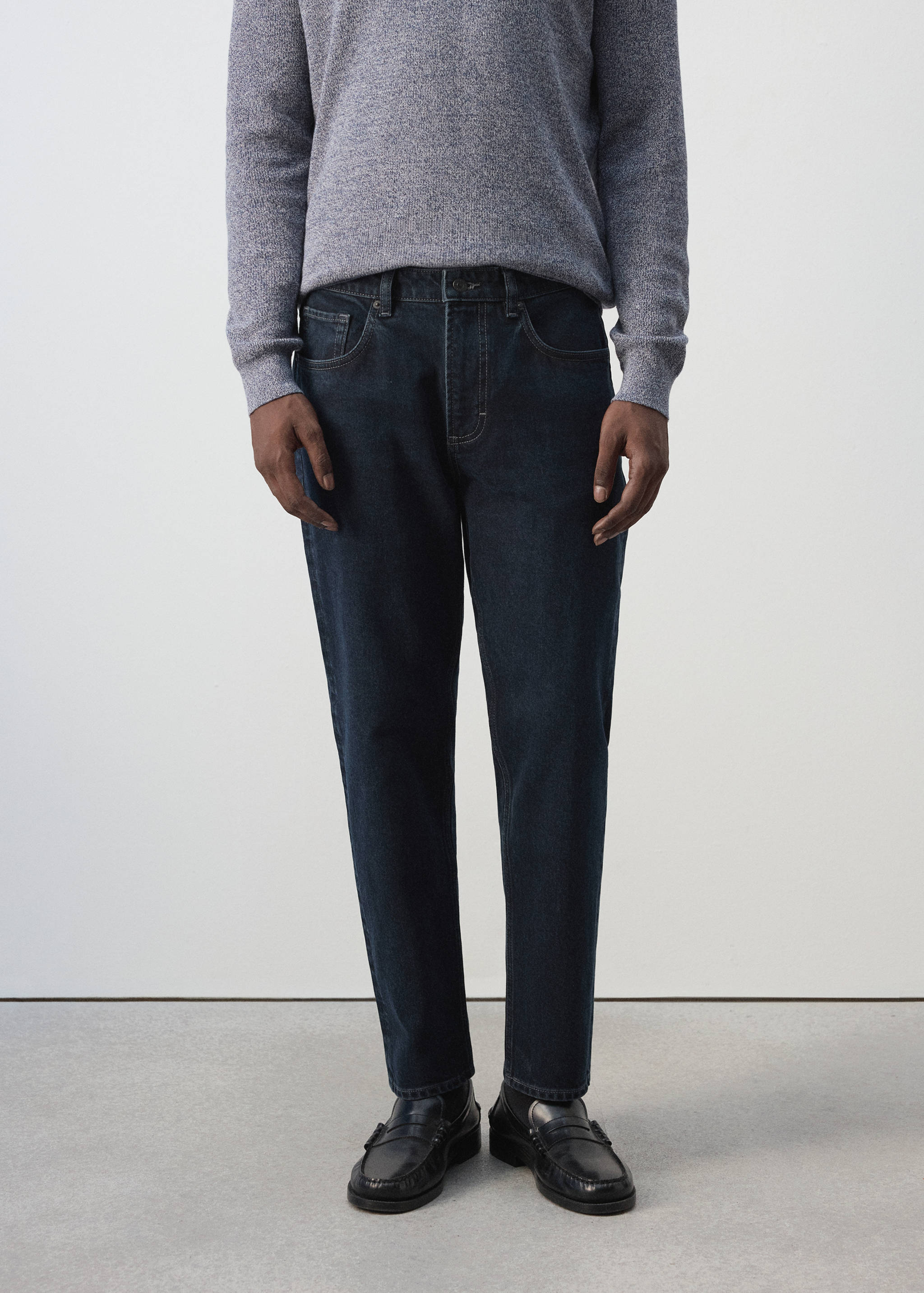 Ben cropped tapered-fit jeans - Medium plane
