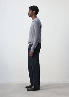 Ben cropped tapered-fit jeans — Deep Dark Blue 5
