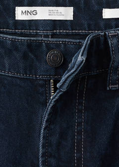 Ben cropped tapered-fit jeans — Deep Dark Blue 8