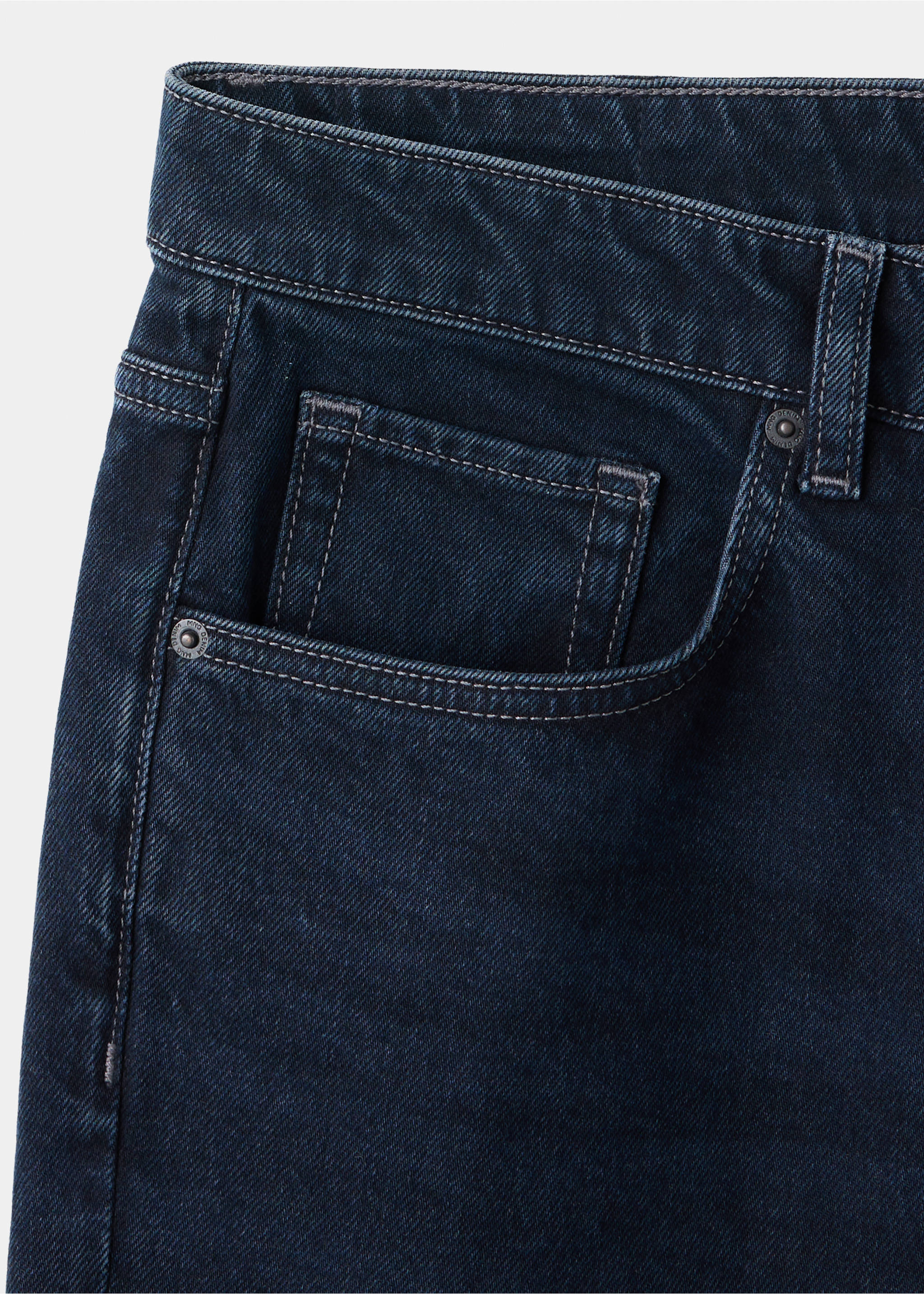 Ben cropped tapered-fit jeans - Details of the article 0, Deep Dark Blue. Ref: 37046000-00.
