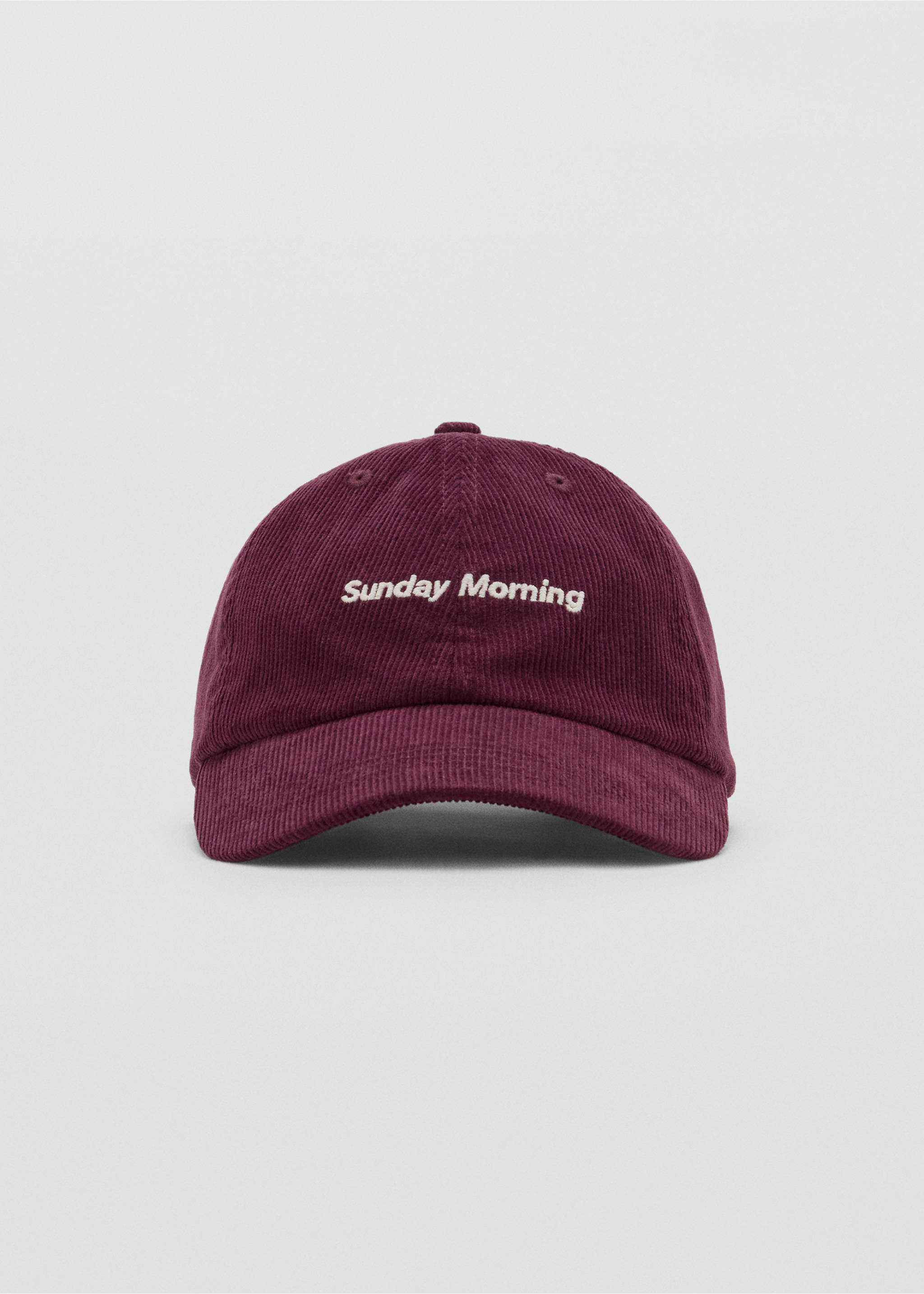 Cap sunday - Medium plane, Burgundy. Ref: 37046001-00.
