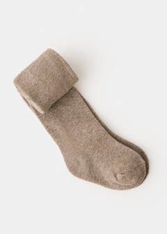 Knitted tights — Brown 2