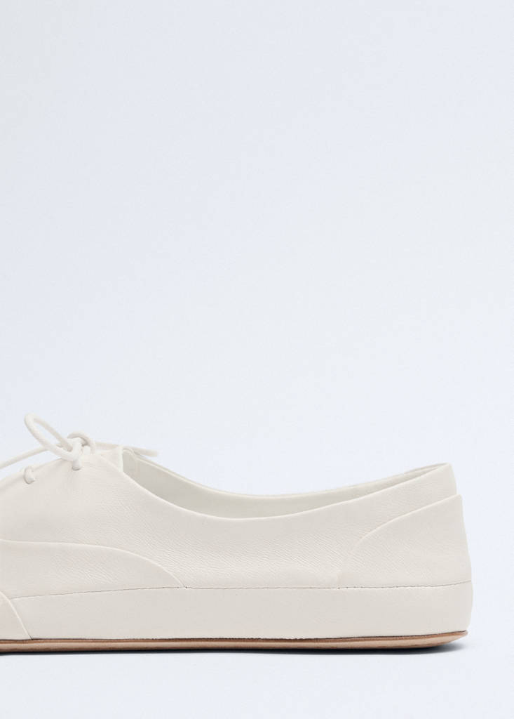 Lace-up leather sneakers - thumbnail 4