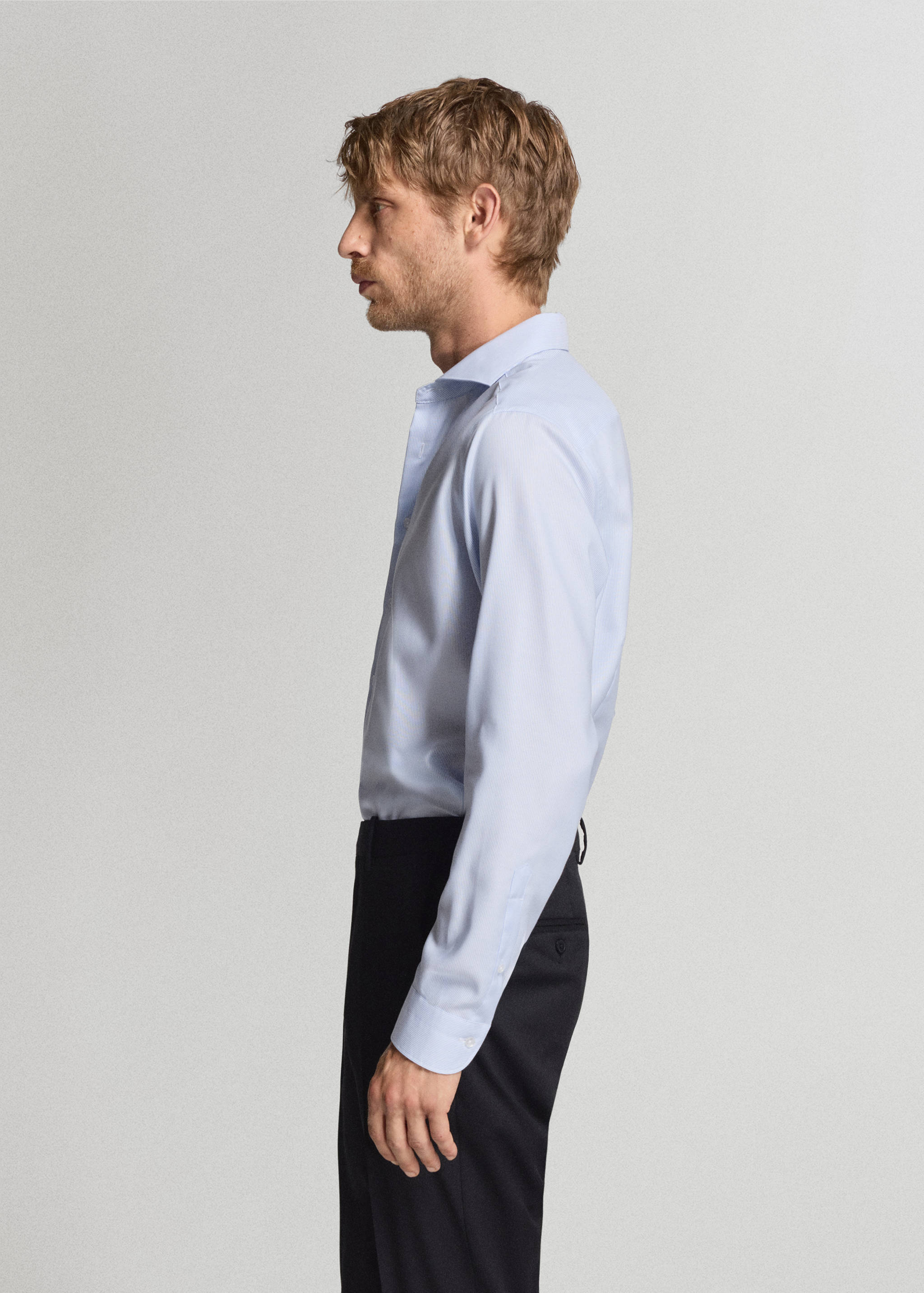 100% cotton slim fit shirt - Details of the article 2
