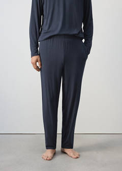 Pack of long modal pyjamas — Navy 5