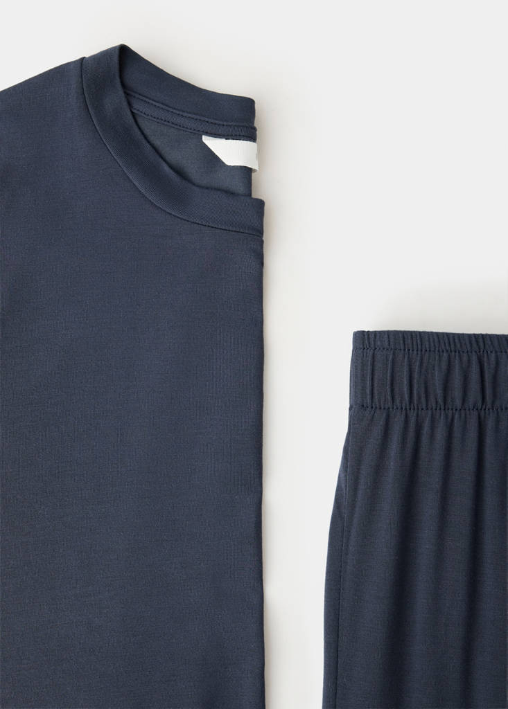 Pack of long modal pyjamas — Navy