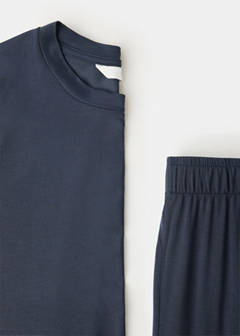 Pack of long modal pyjamas — Navy 6