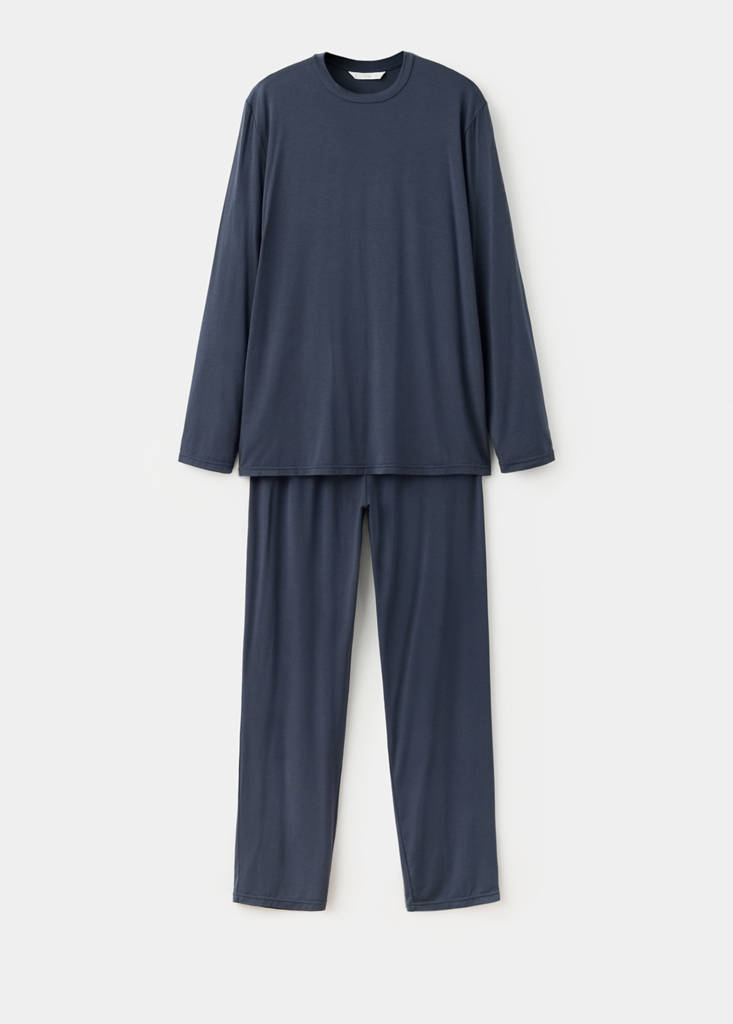 Pack of long modal pyjamas — Navy
