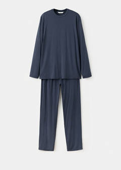 Pack of long modal pyjamas — Navy 2