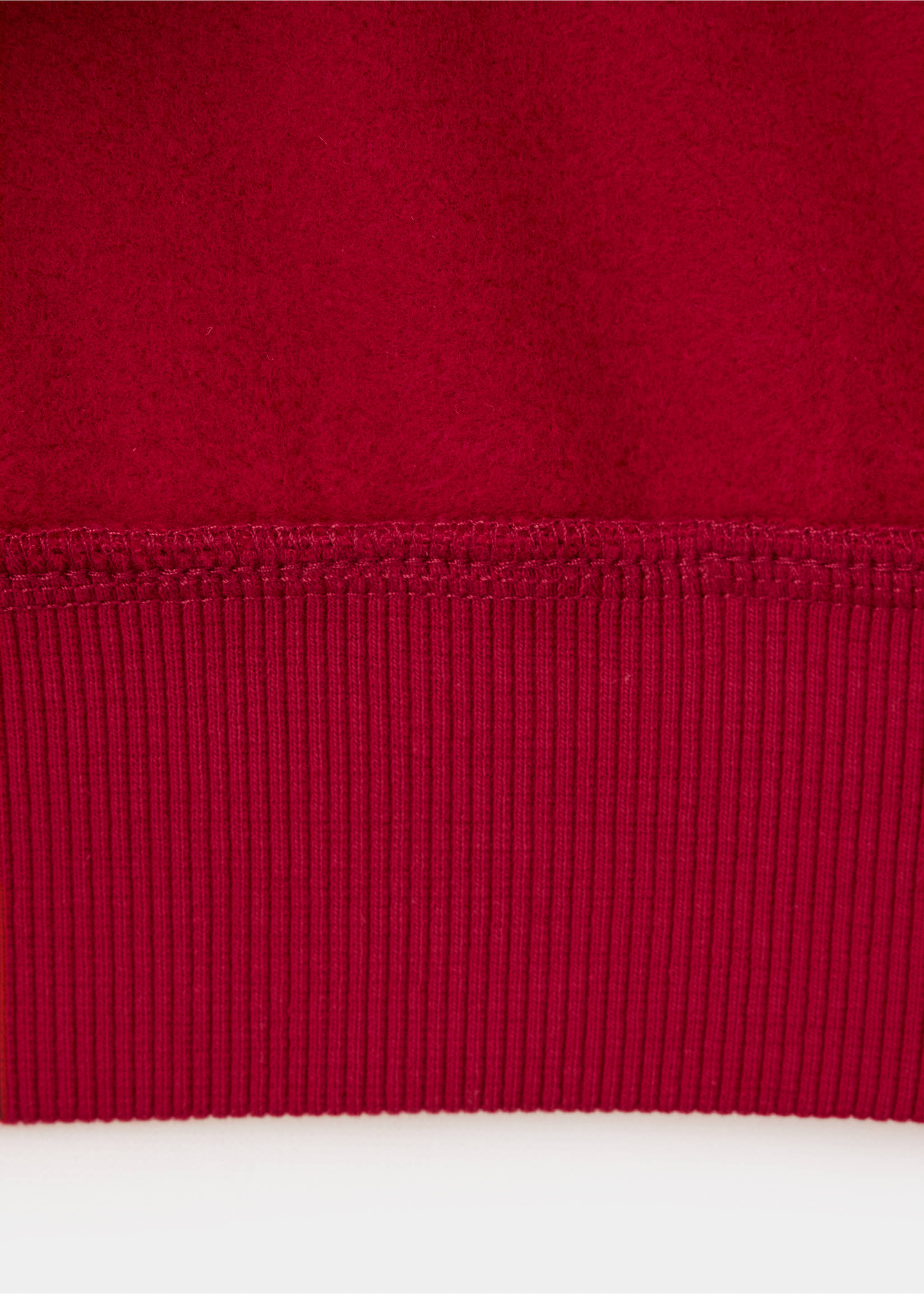 Oversized hoodie - Details of the article 0, Red. Ref: 37046330-00.