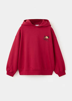 Oversized hoodie — Red 2