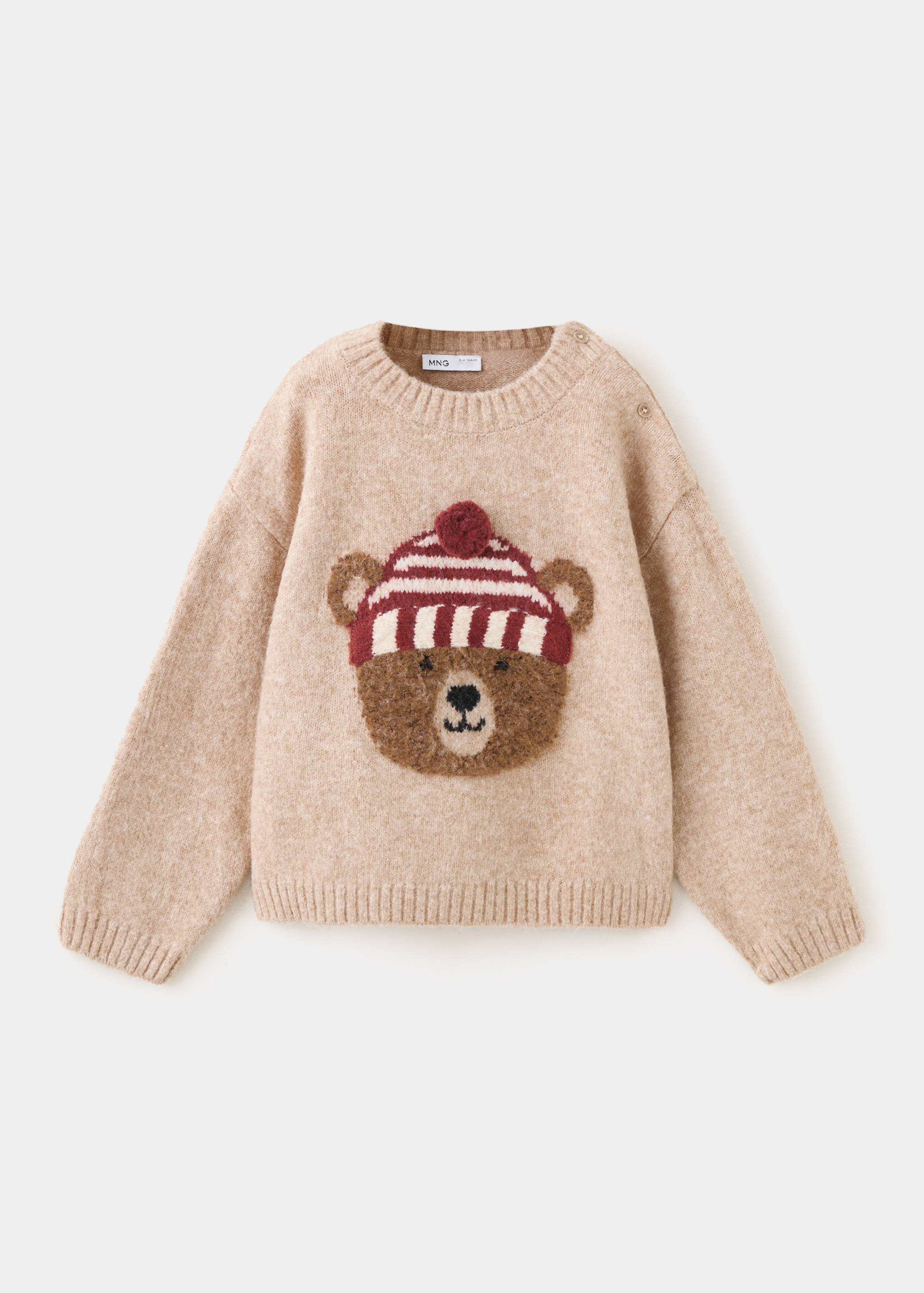 Chunky-knit bear sweater - Article without model