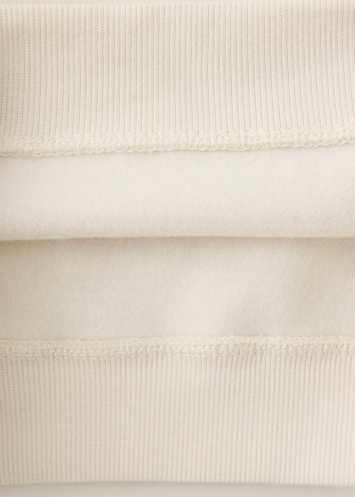 Sweatshirt with embroidered detail — Sand