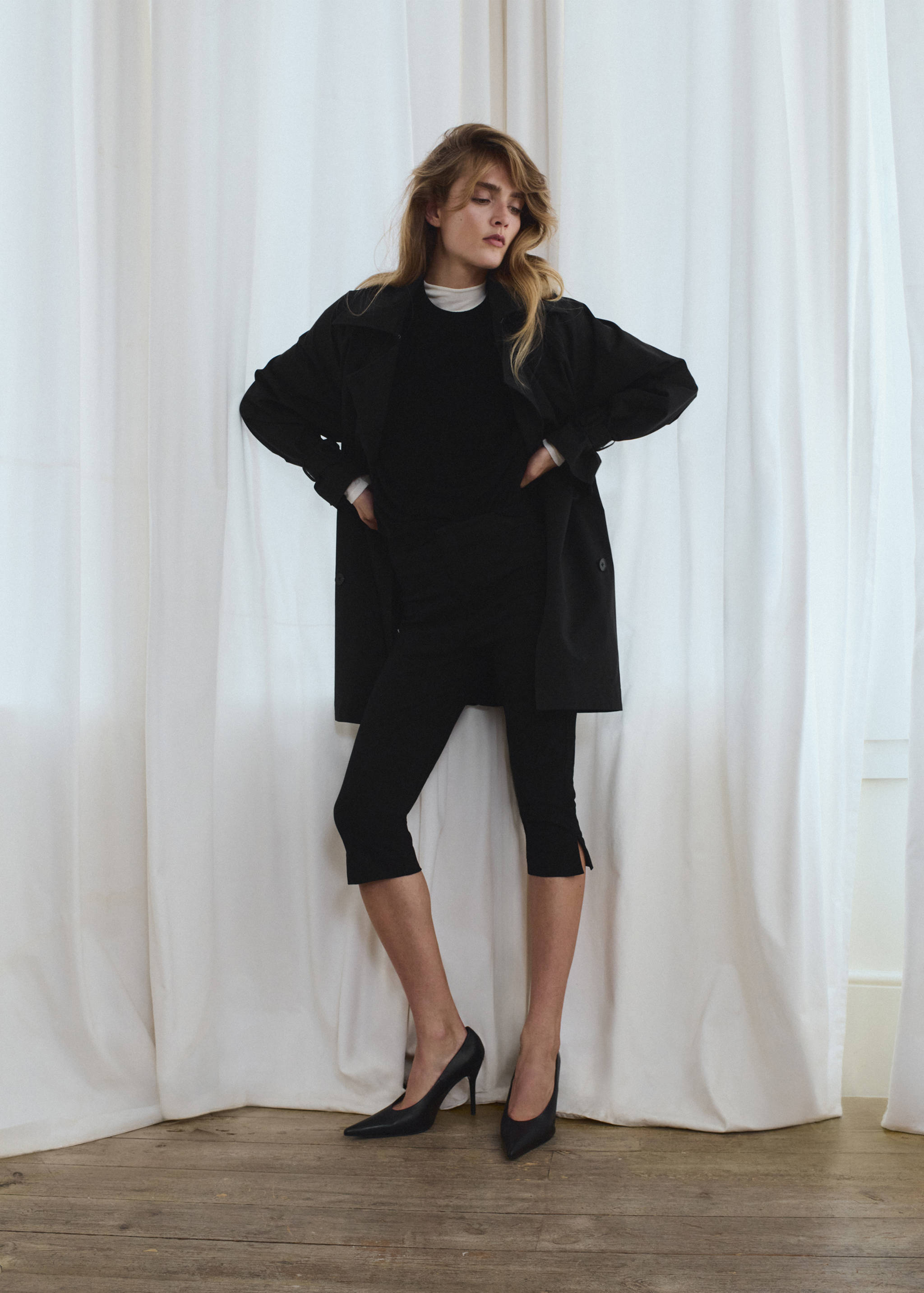 Trench midi ceinture - Plan général