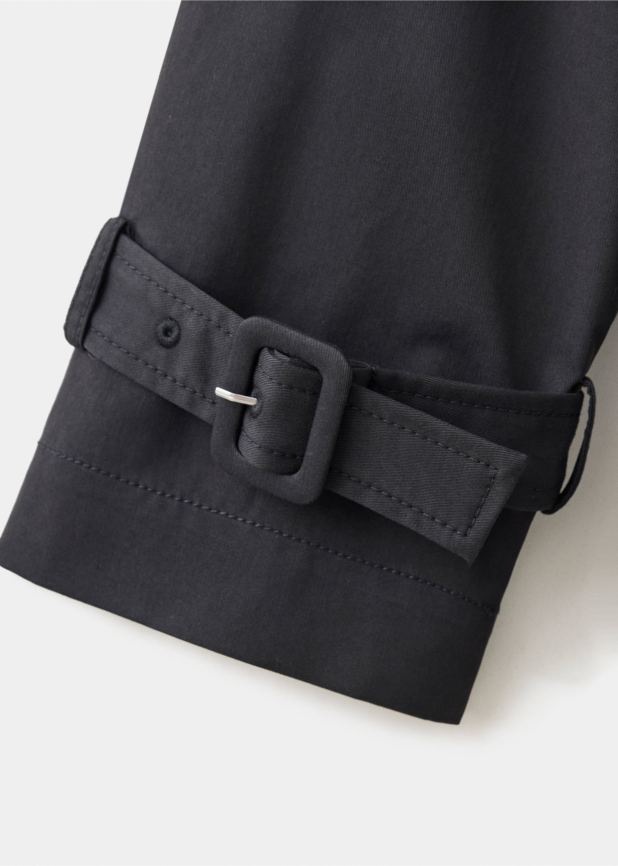 Trench midi ceinture - Détail de l'article 0, Noir. Ref: 37046353-00.