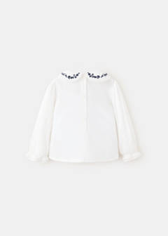 Embroidered cotton blouse — Off White 5