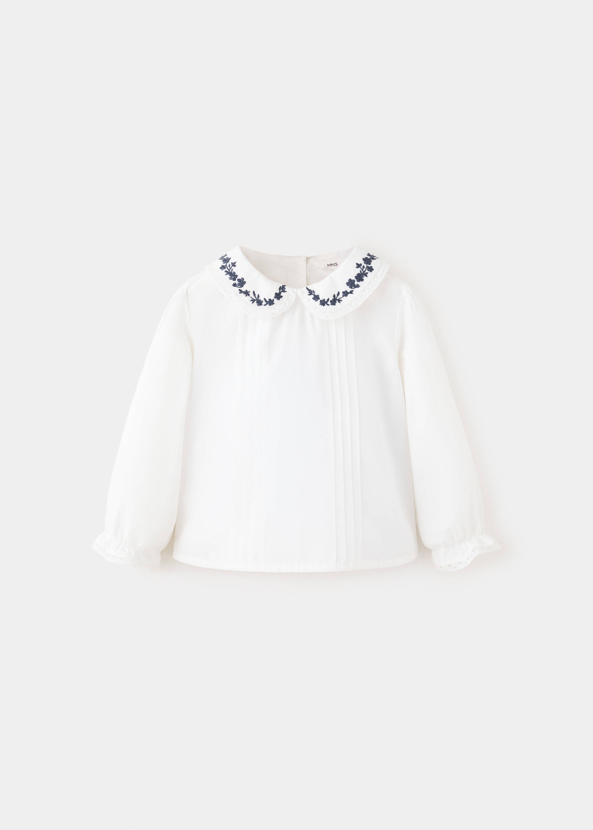 Embroidered cotton blouse - Article without model