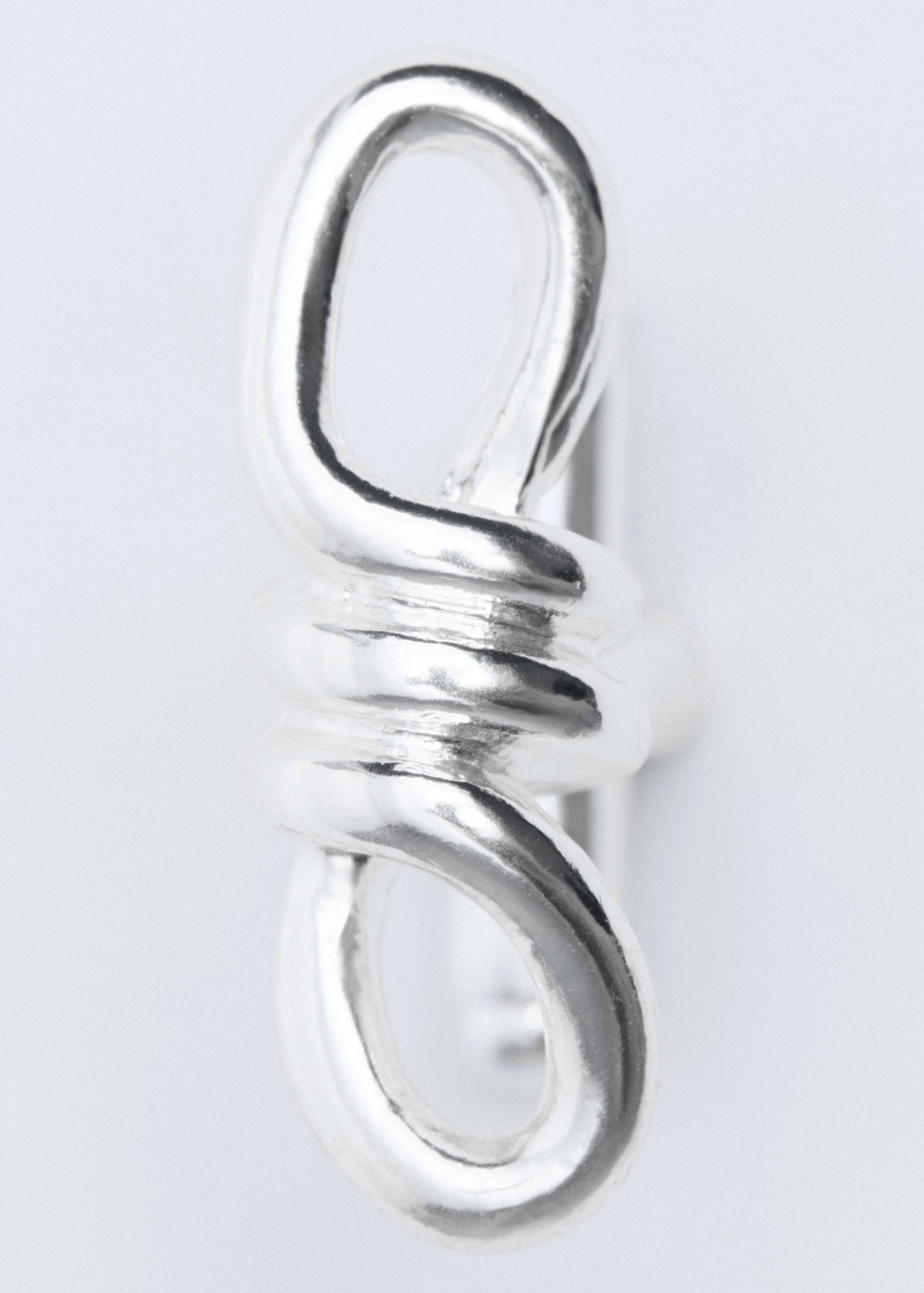 Boutons de manchette métalliques nœud - Détail de l'article 2