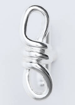 Metal knot cufflinks — Silver 6