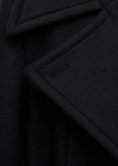 Woollen coat with belt — Black 7