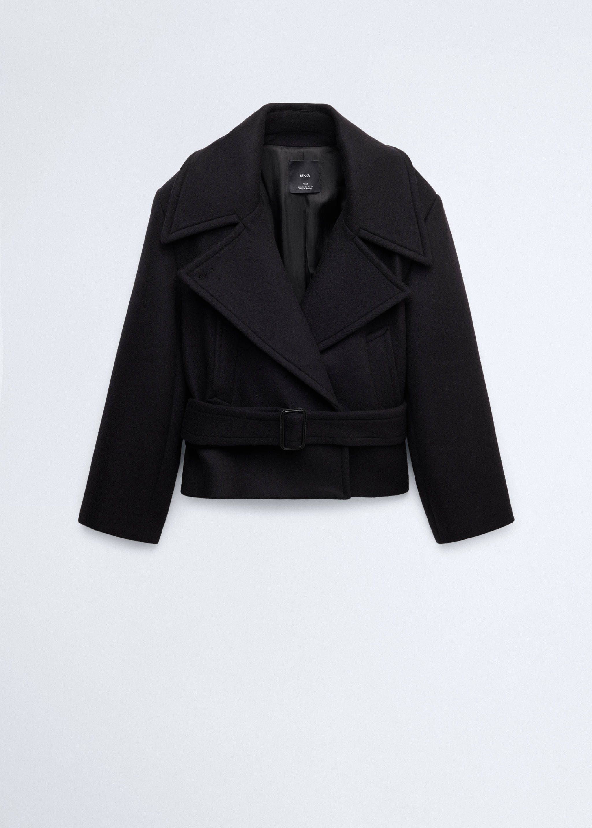 Manteau laine ceinture - Article sans modèle