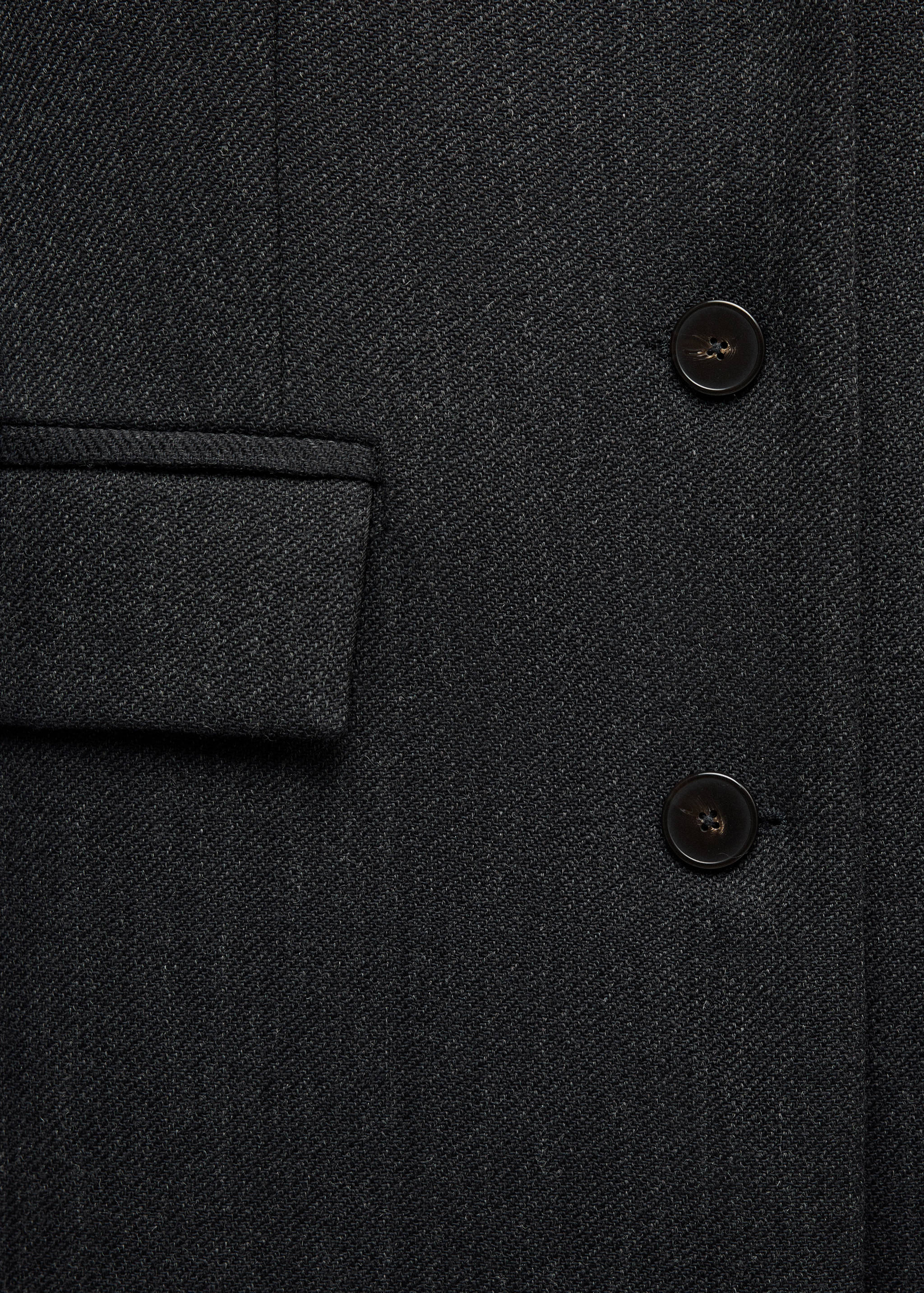Tailored wool coat - Details of the article 0