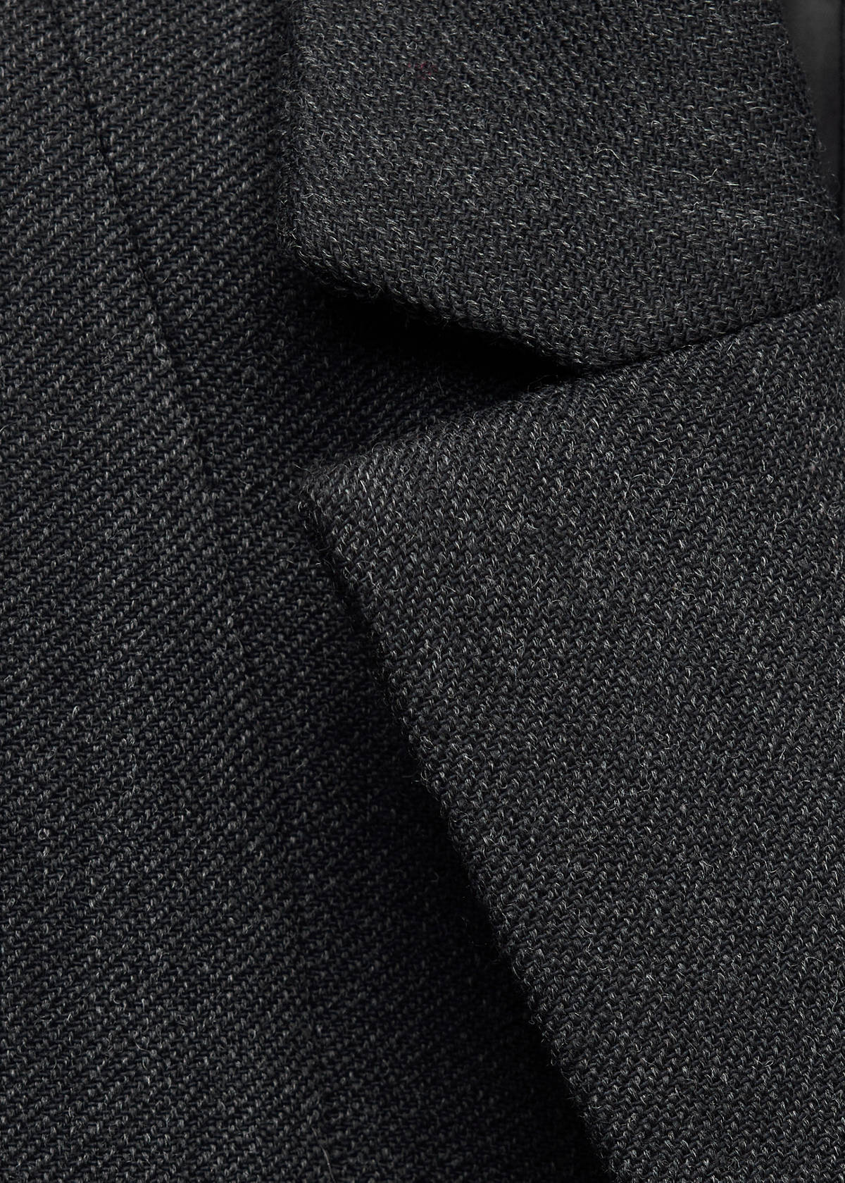 Tailored wool coat — Grey