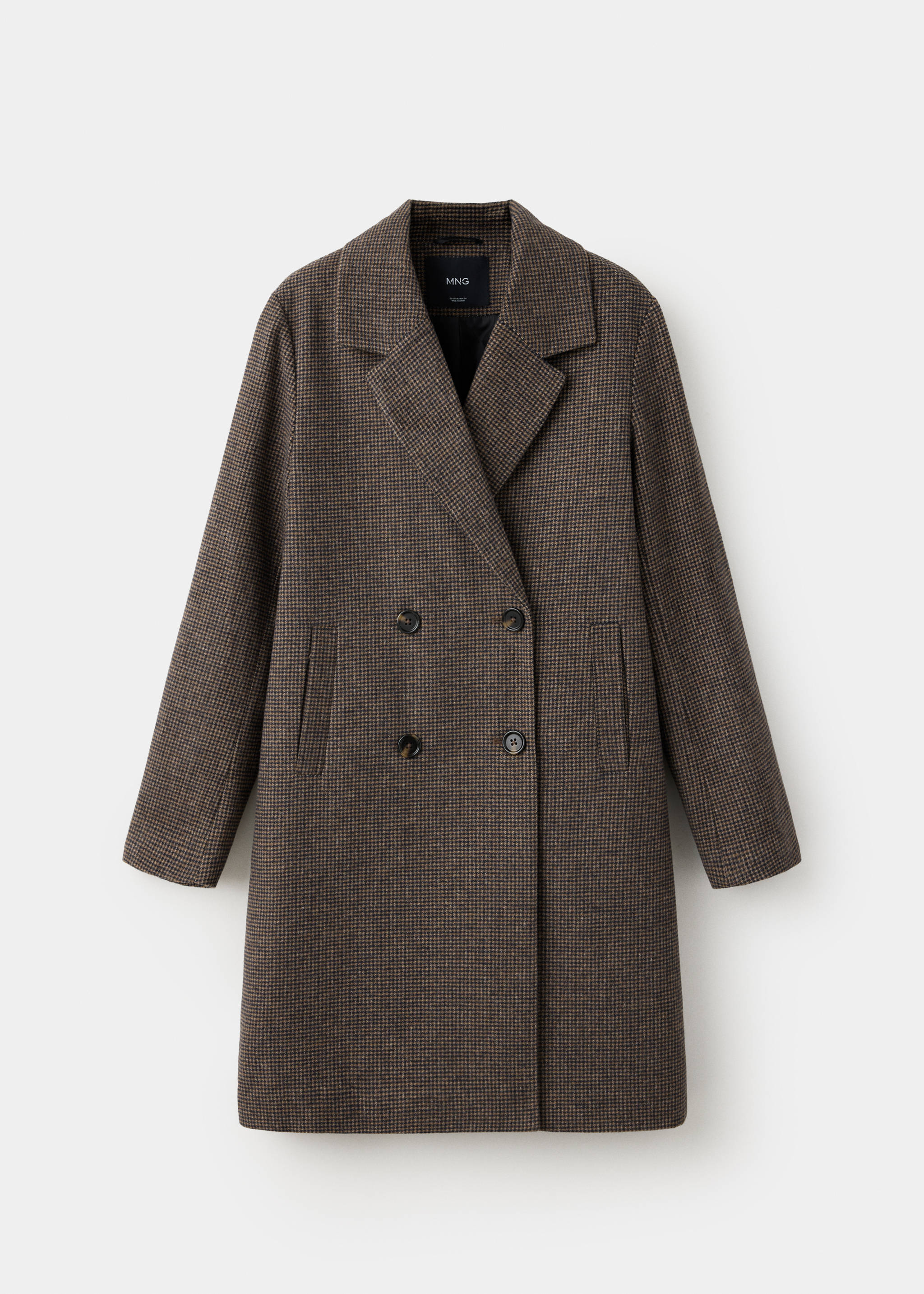 Double-breasted wool coat - Article without model