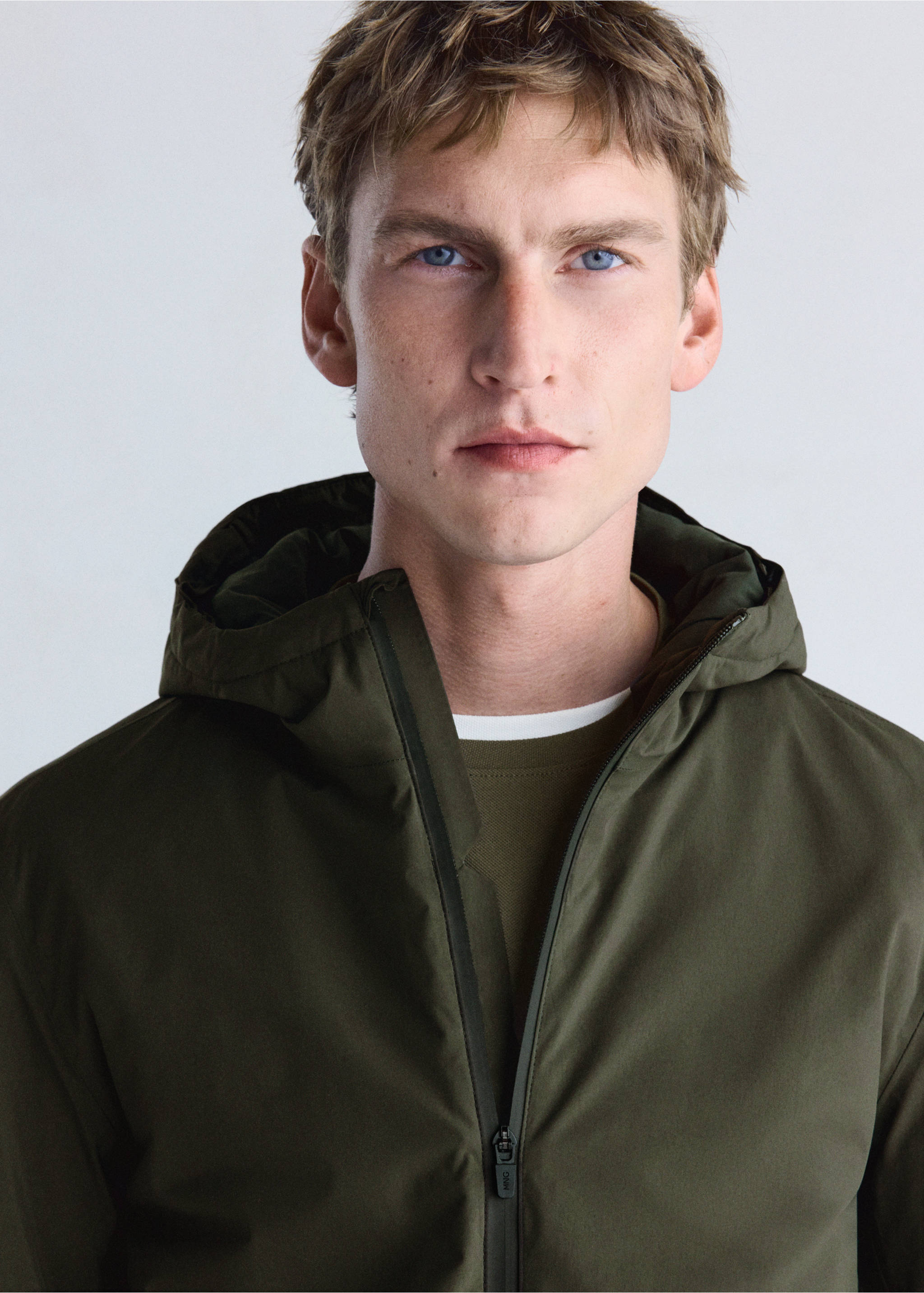 Jacket module - Details of the article 1, Dark Green. Ref: 37046723-00.