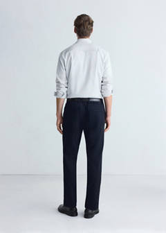 Slim fit comfort stretch non-iron shirt — White 3