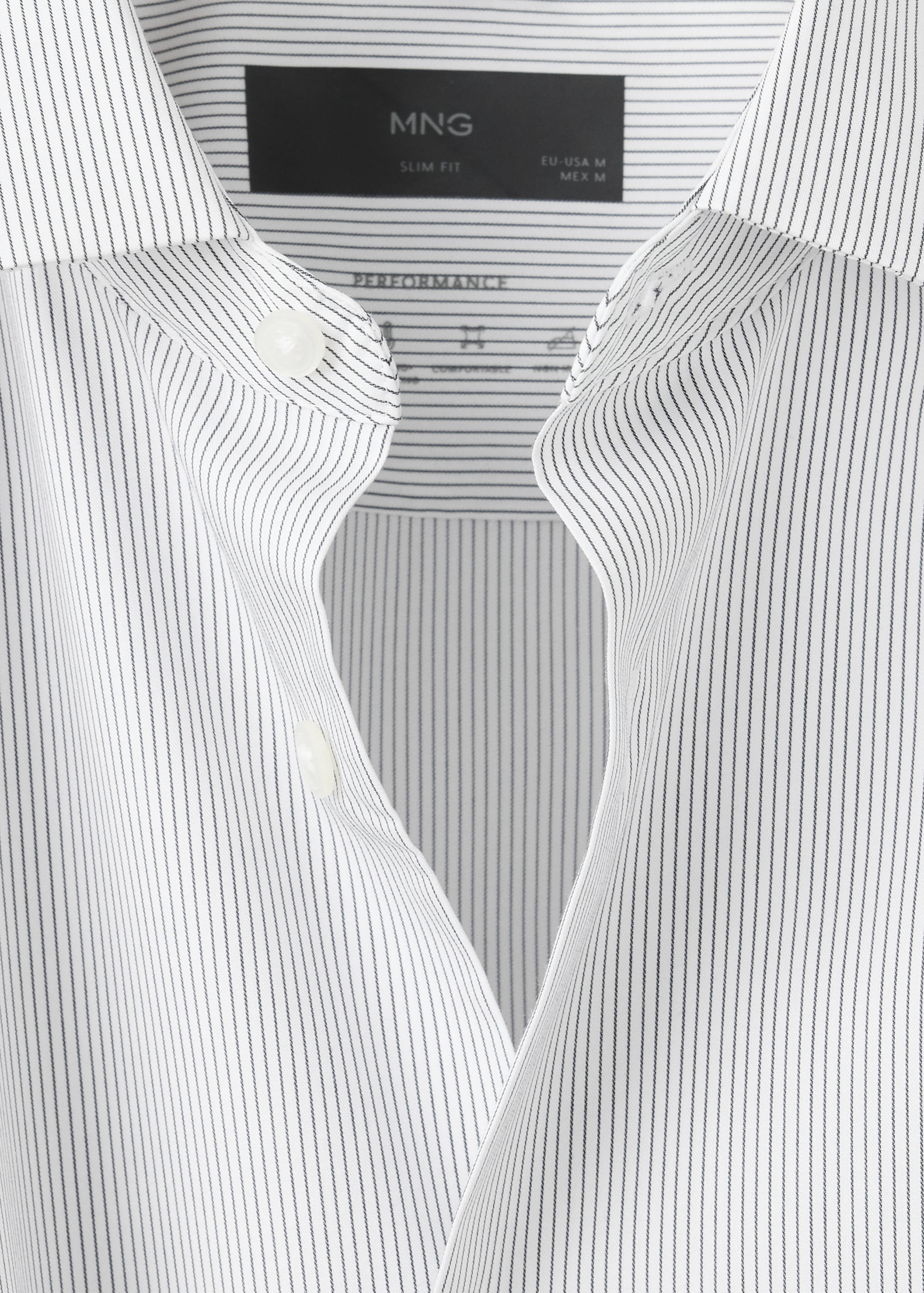 Camisa slim fit algodón rayas - Detalle del artículo 8