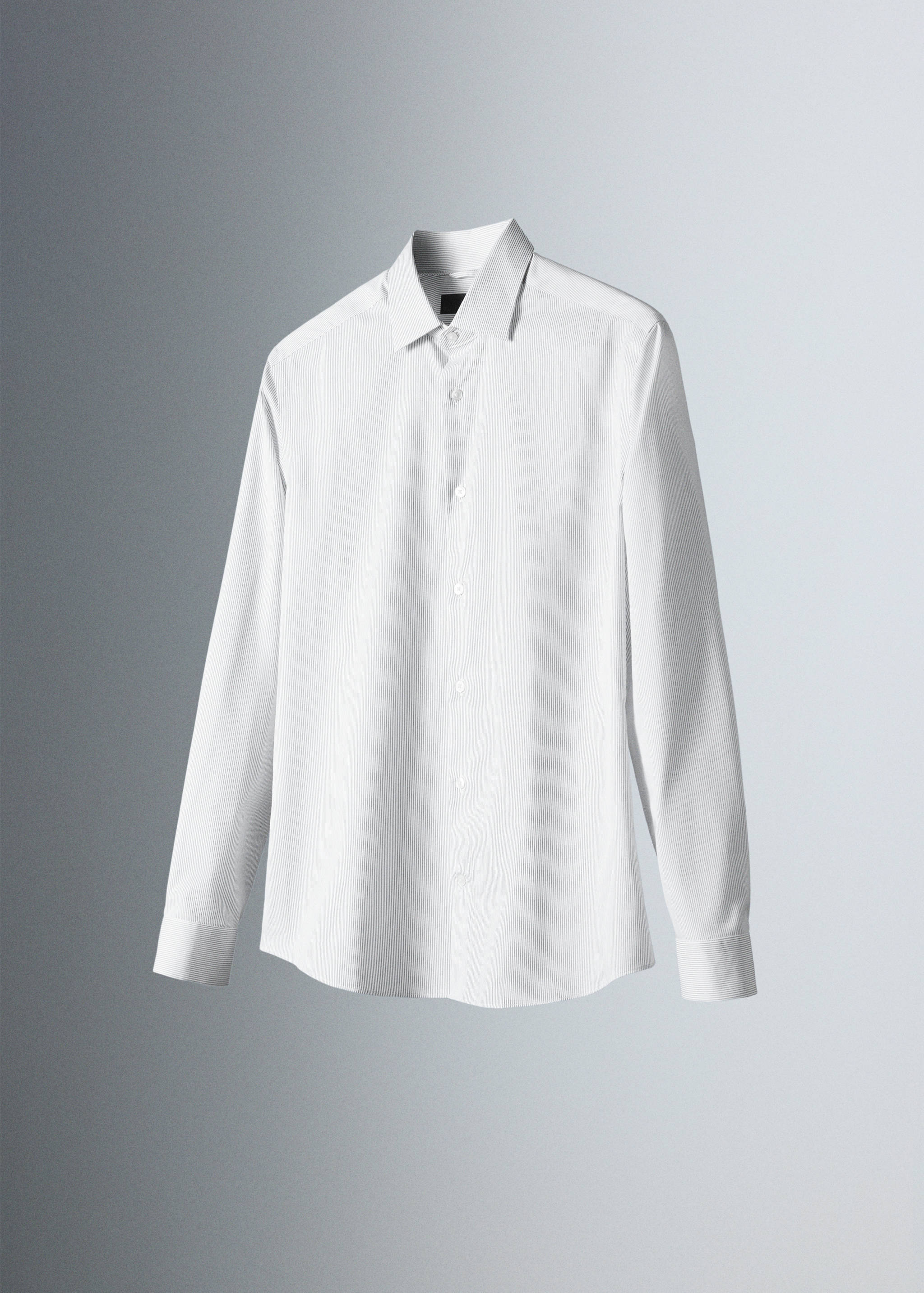 Slim fit comfort stretch non-iron shirt - Details of the article 5