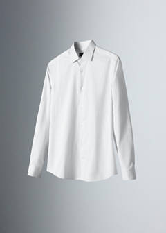 Slim fit comfort stretch non-iron shirt — White 6