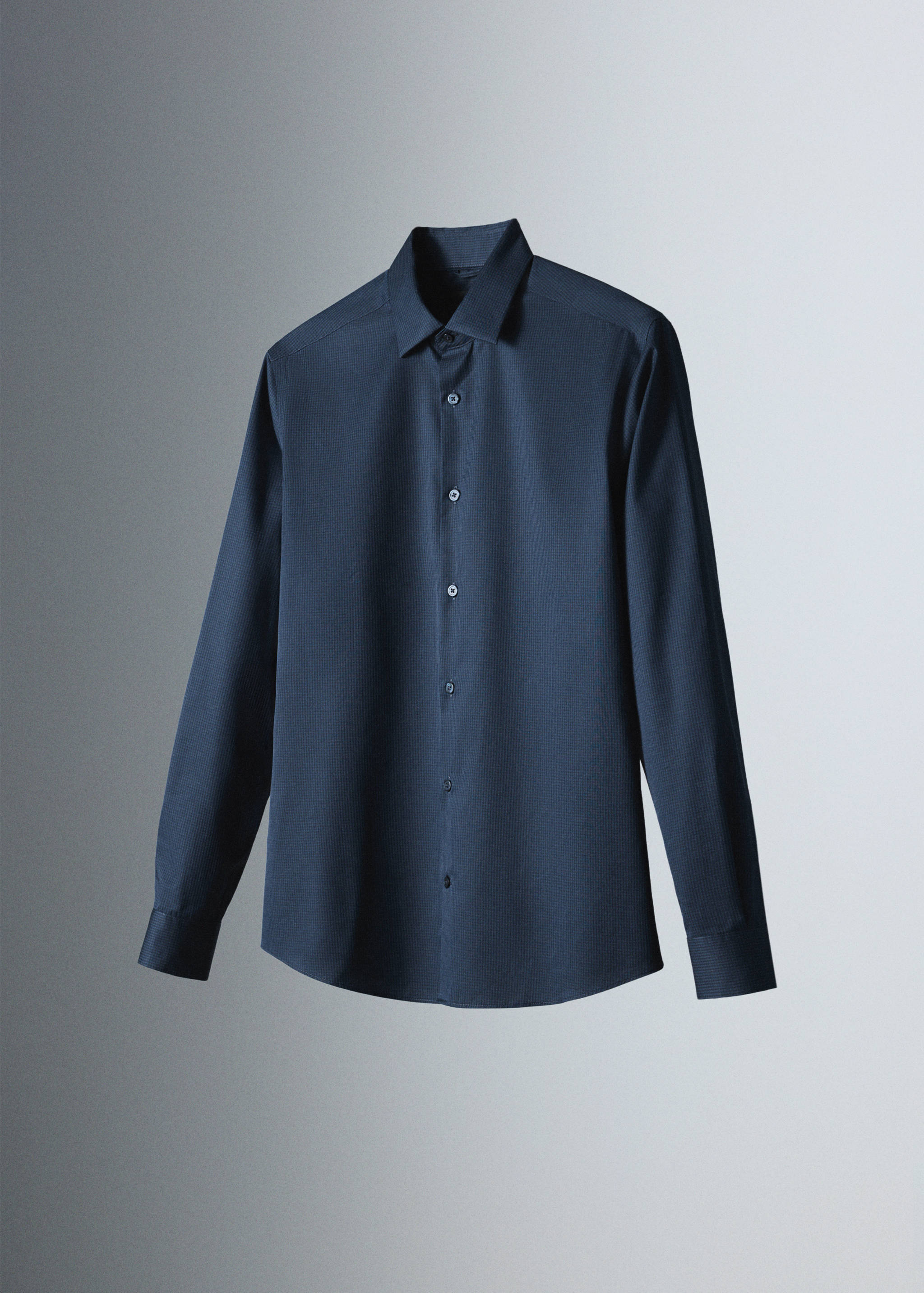 Slim fit comfort stretch non-iron shirt - Details of the article 5